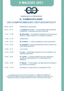 Seminario di primavera Il Camouflage: Un Compromesso Ortodontico?